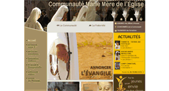 Desktop Screenshot of mariemeredeleglise.fr